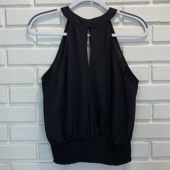 Express Black Key Hole Tank Top Size Medium - Picture 3 of 6
